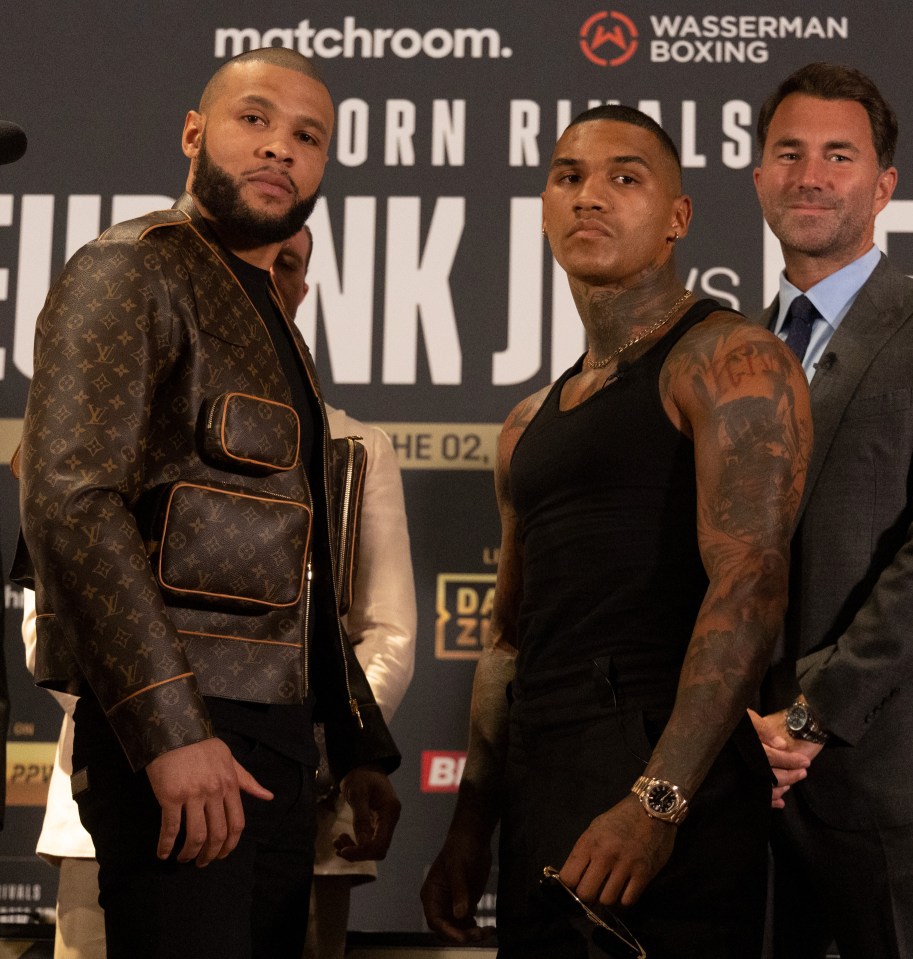 Chris Eubank Jr and Conor Benn ahead of their catchweight clash