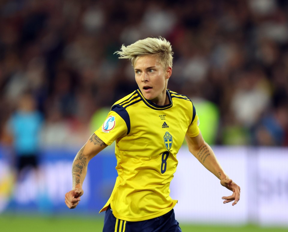 Hurtig helped Sweden to reach the Euros semi-finals this summer