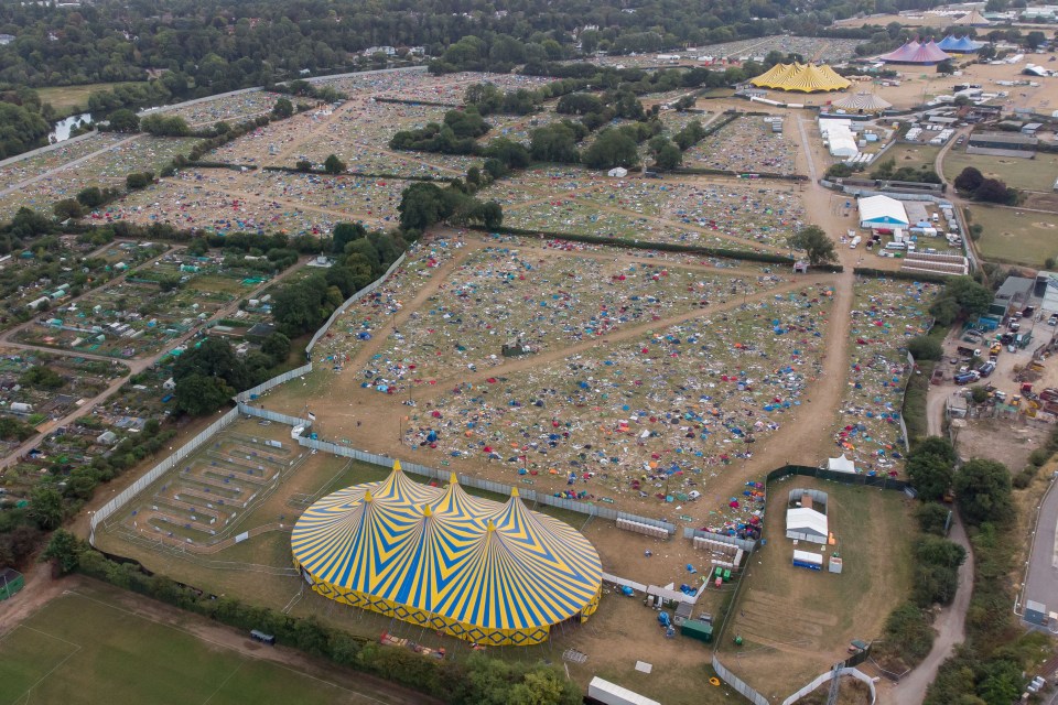 Tens of thousands of revellers are thought to have attended the festival