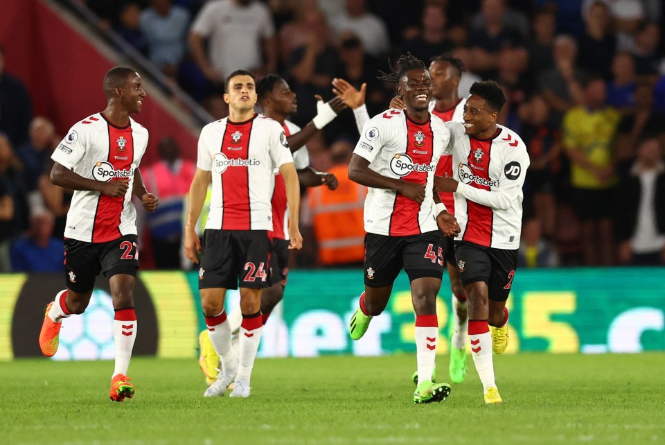 It is Southampton's first home win at St Mary's since April