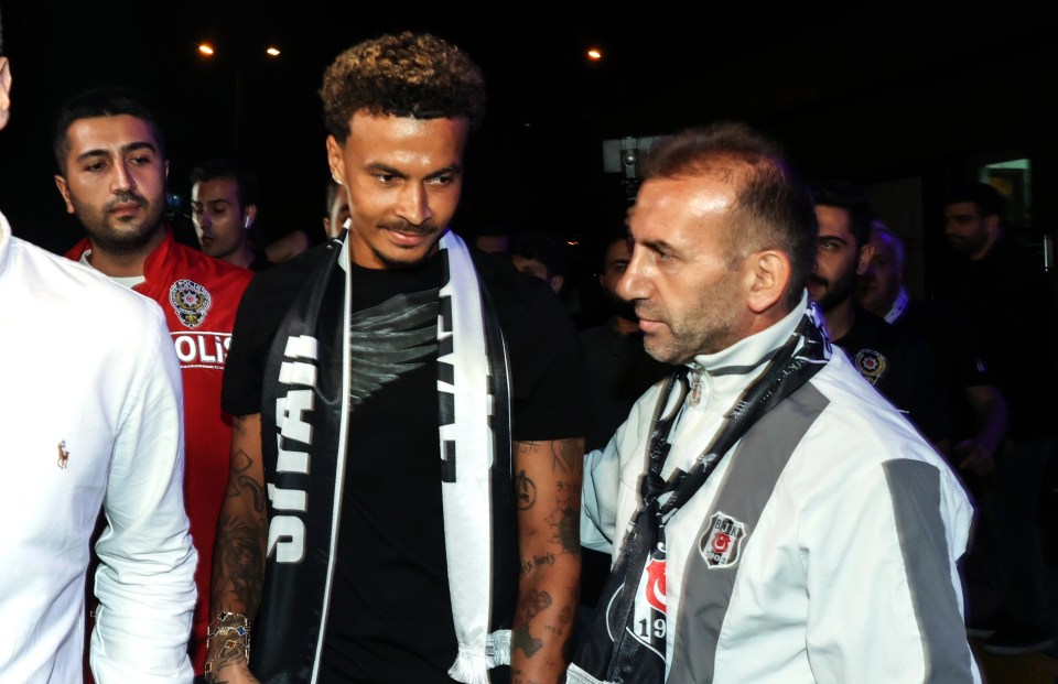 Dele Alli has joined Besiktas on loan