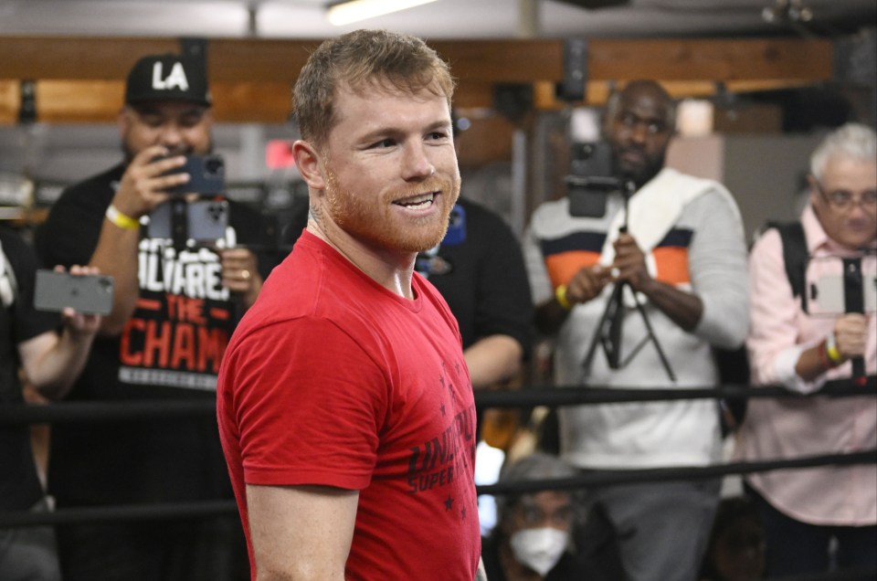 Canelo Alvarez ahead of his trilogy bout with Gennady Golovkin