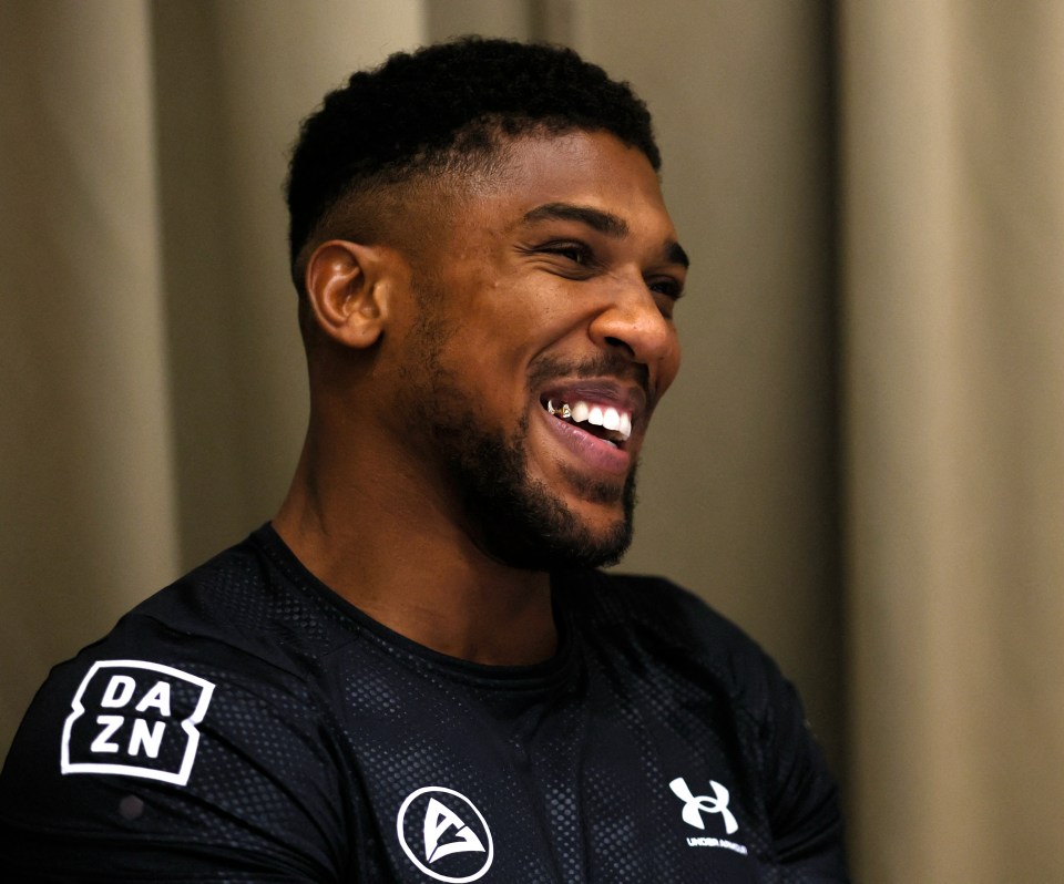 AJ is looking relaxed in the build-up to fight night