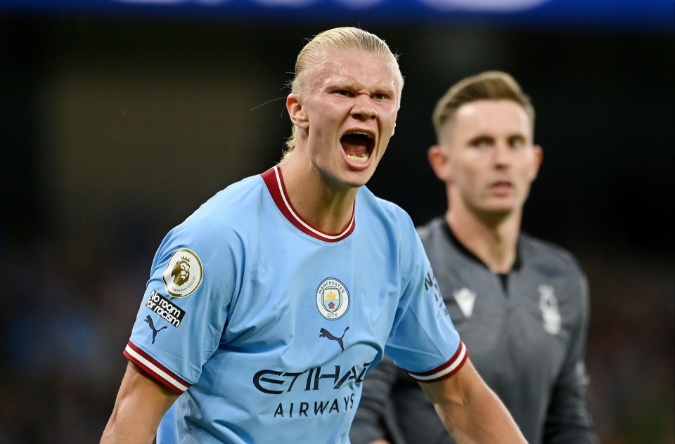 Erling Haaland's stunning form continued with another hat-trick - this time against Nottingham Forest