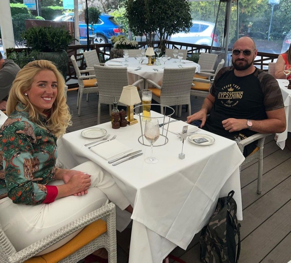 Paris and Tyson Fury enjoyed a romantic date night in Menorca