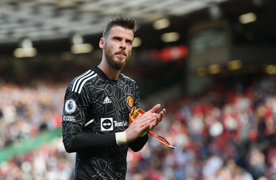 De Gea has been the No1 at Old Trafford for more than a decade