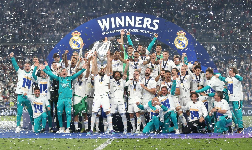 Real Madrid won the Champions League last season after beating Liverpool