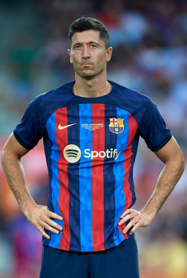 Barcelona have yet to register summer signings, such as Robert Lewandowski