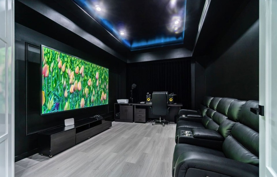 It also has its own cinema room