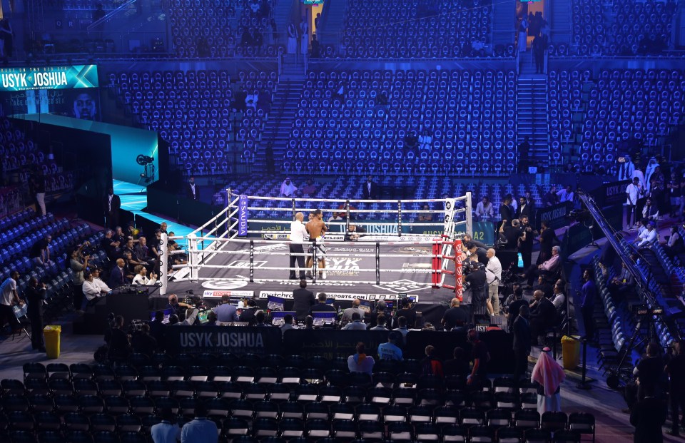 The canvas at the King Abdullah International Stadium caused chaos