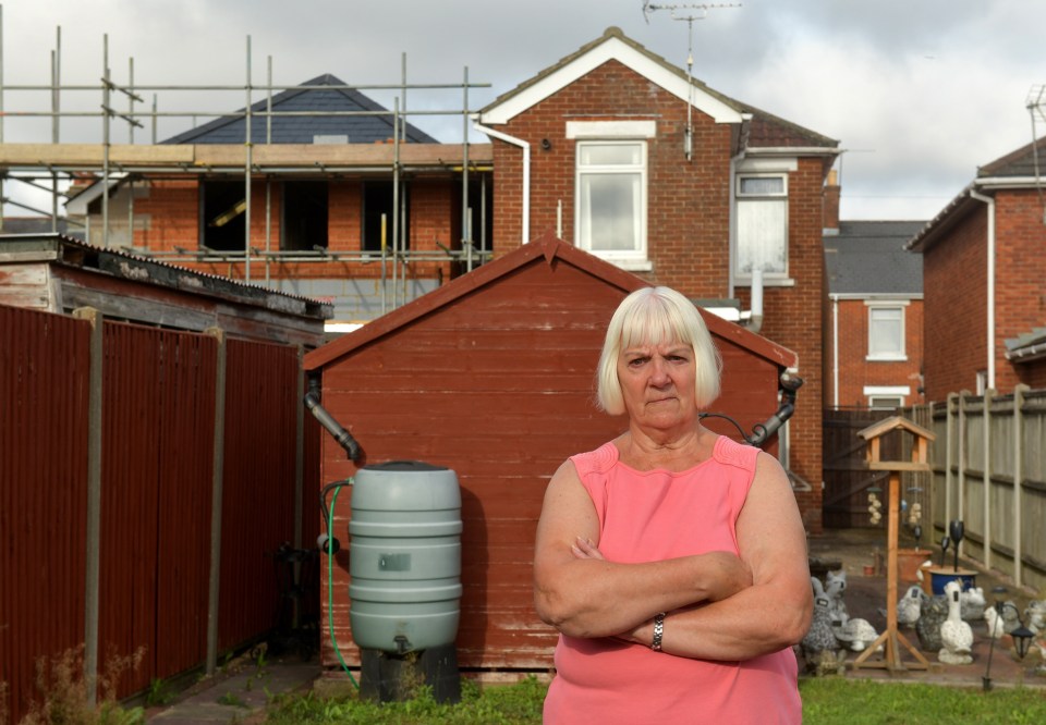 Barbara says she won’t settle until the home next door is torn down and she can live in peace