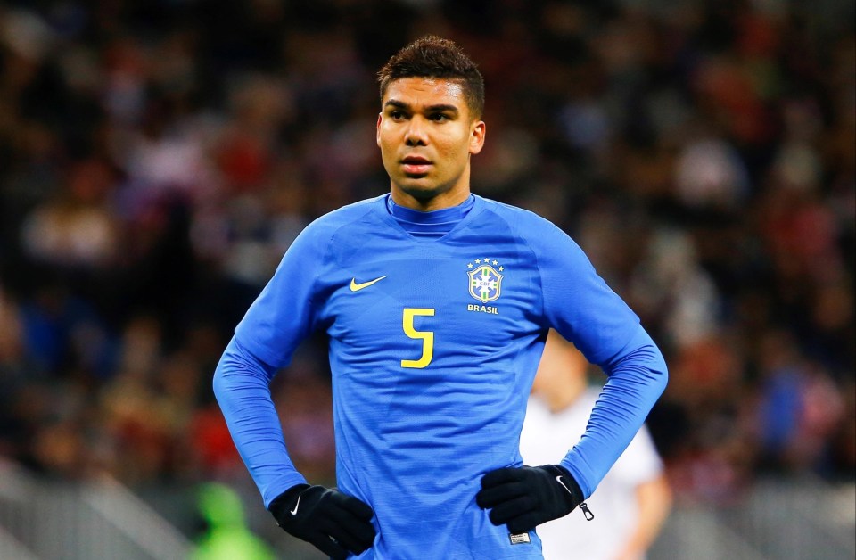 Casemiro has earned 63 international caps in his glittering career