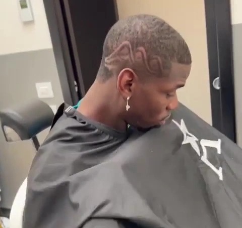 Paul Pogba flew his barber out to Italy for a fresh haircut