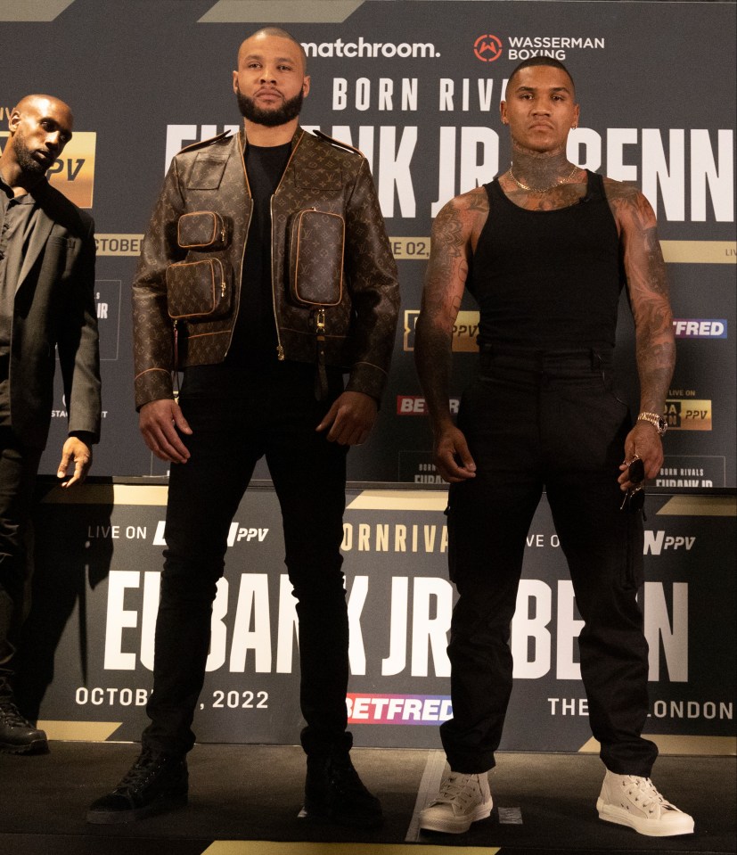 Eubank Jr and Benn will face off in London on October 8