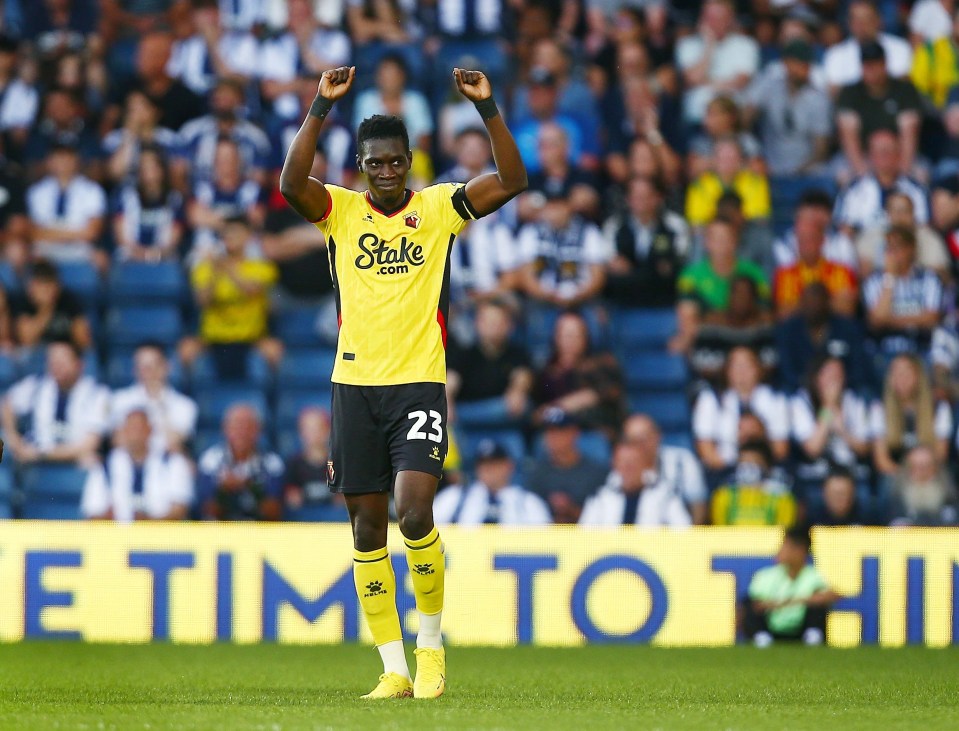 Ismaila Sarr went from hero to zero as Watford drew at West Brom