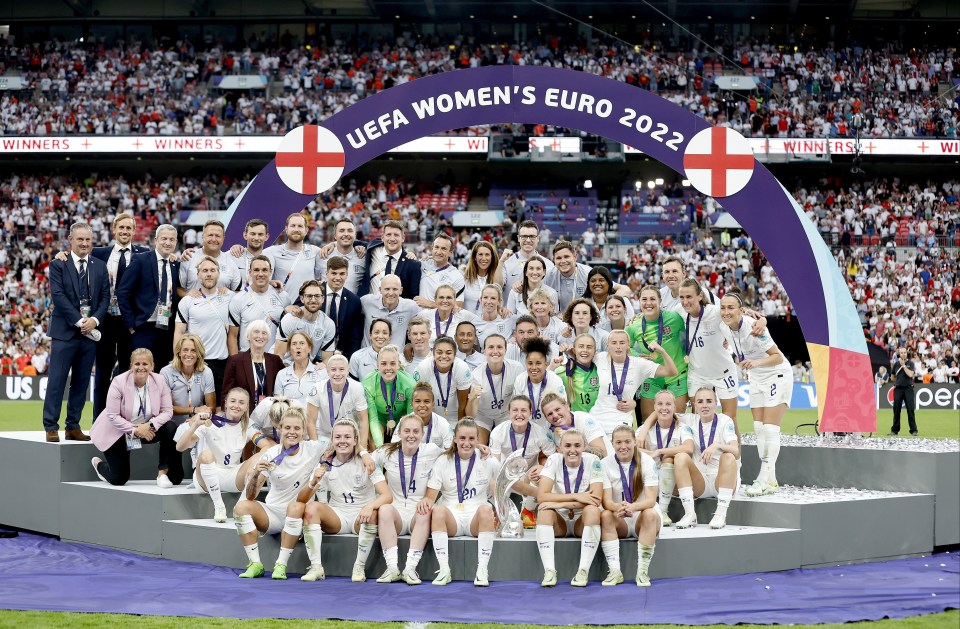 England landed their first ever Euro title and will now face world champs USA in front of another packed Wembley crowd