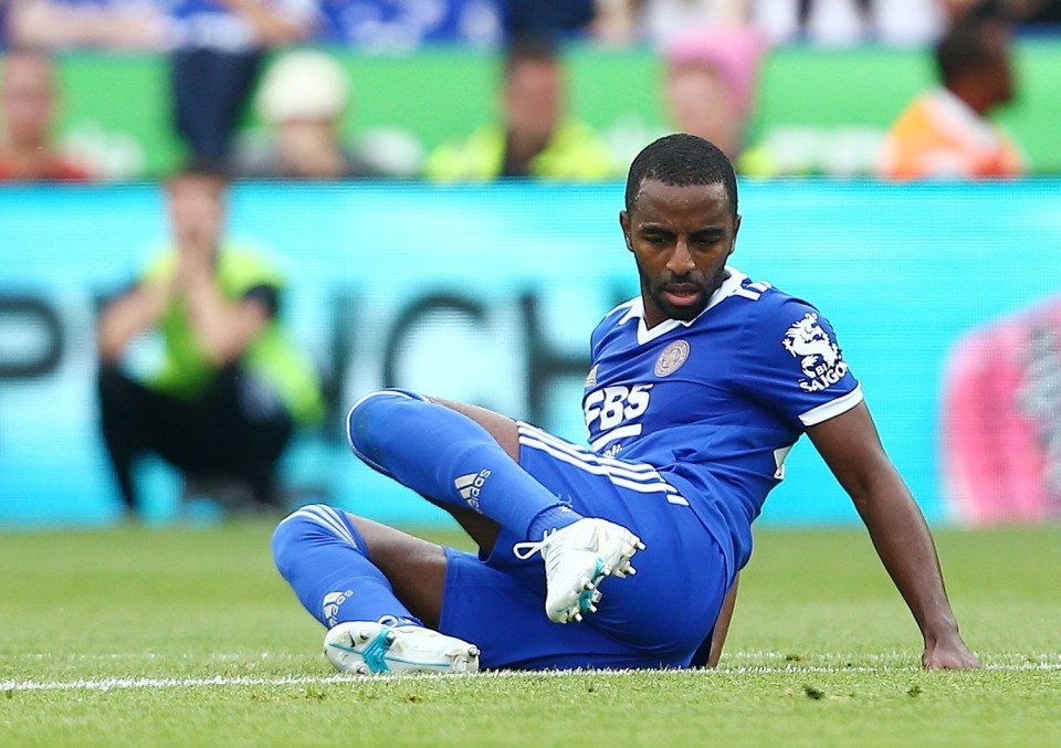 Ricardo Pereira ruptured his achilles during Leicester’s final pre-season game