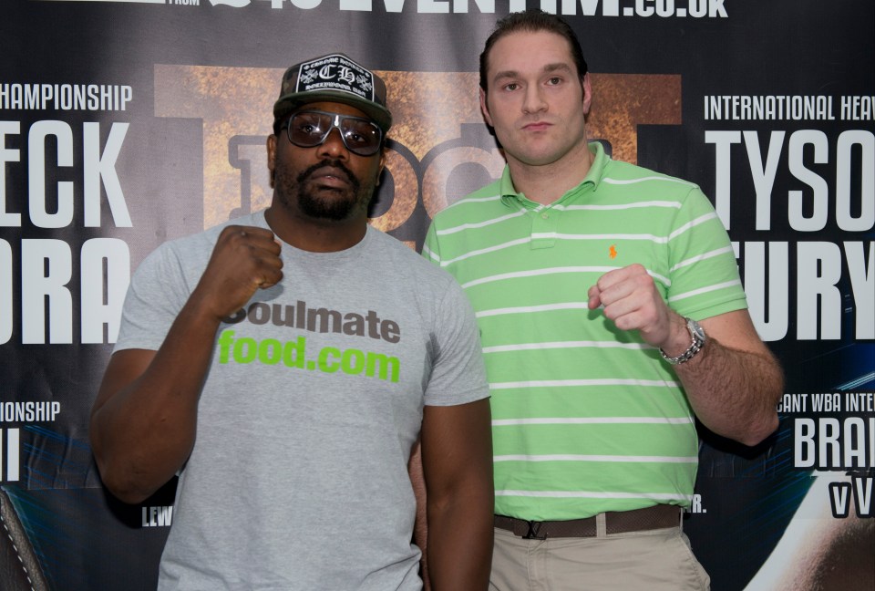 Derek Chisora has twice been beaten by Tyson Fury