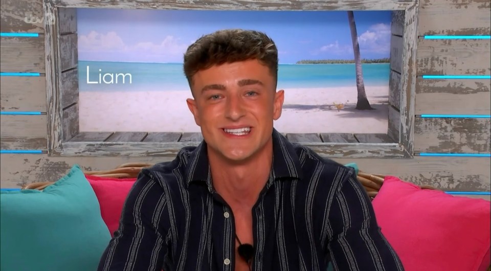 Liam says islanders spend a lot of time waiting around to do their beach hut interviews