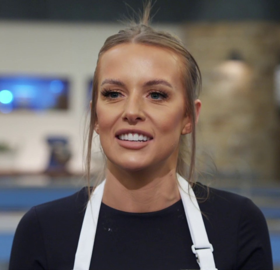 Faye Winter survived tonight's tense episode of Celebrity Masterchef