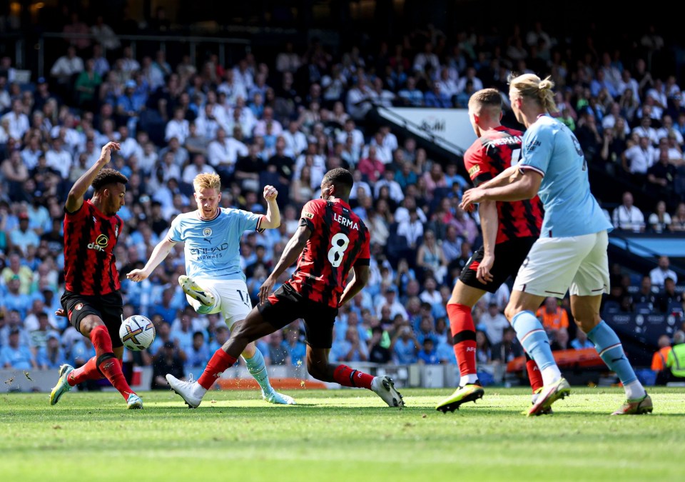 De Bruyne doubled City's lead