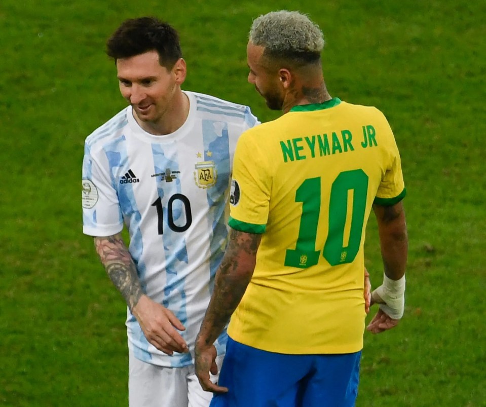 Lionel Messi and Neymar’s nations have both already qualified for Qatar 2022