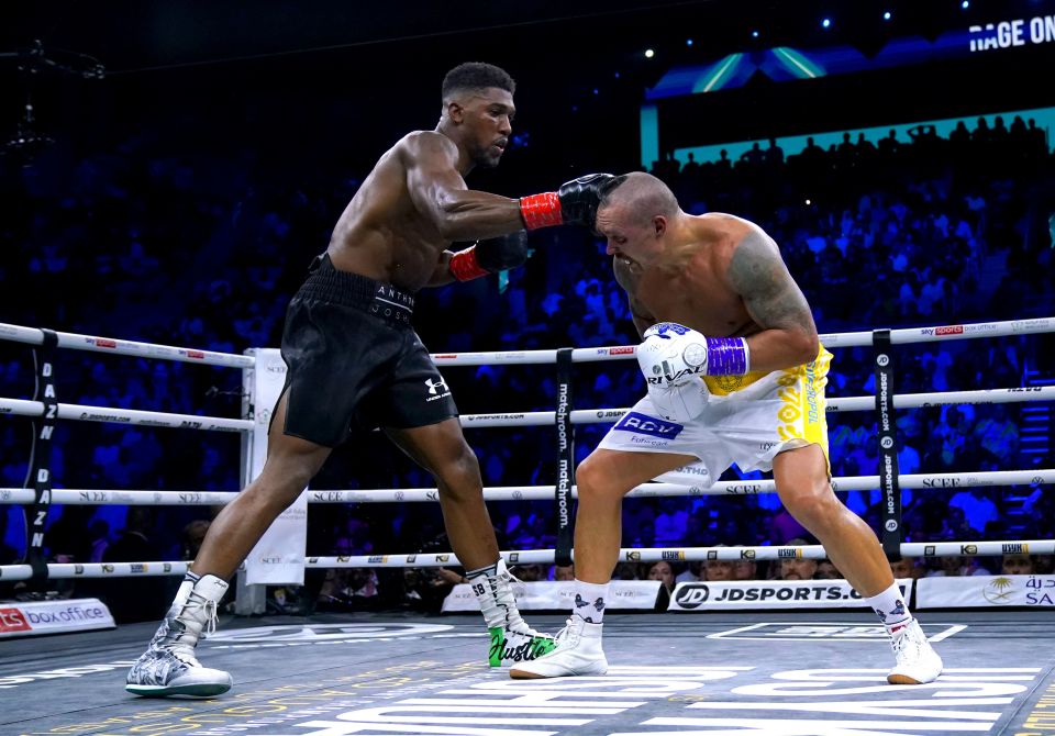 Anthony Joshua used calculated aggression the slick southpaw