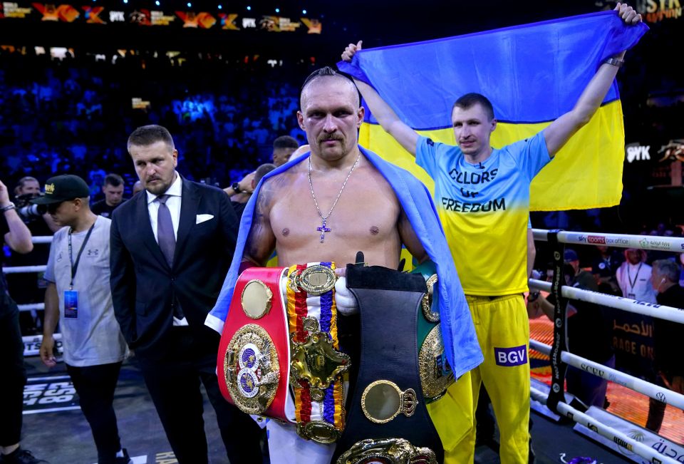 Oleksandr Usyk has set his sights on becoming undisputed heavyweight champion