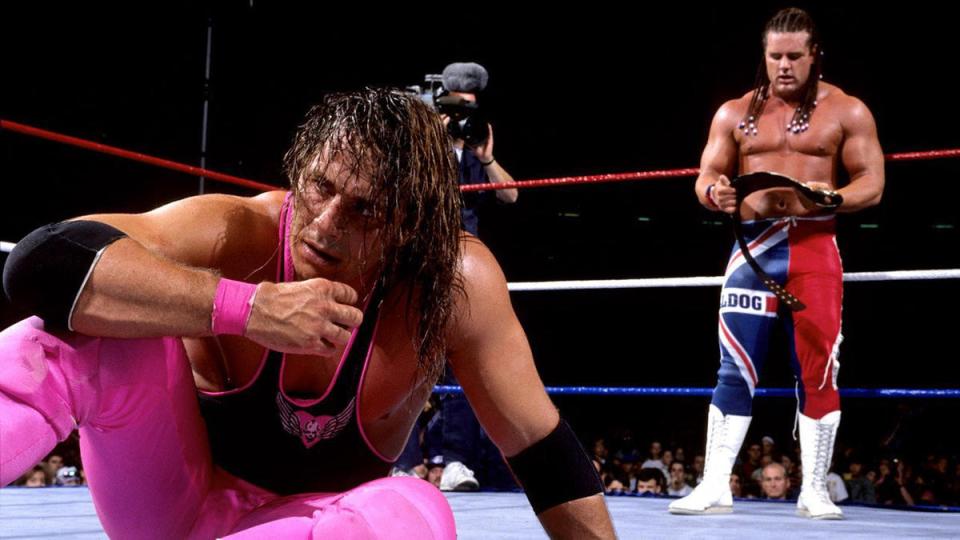 British Bulldog made history when he beat Bret Hart in his home country