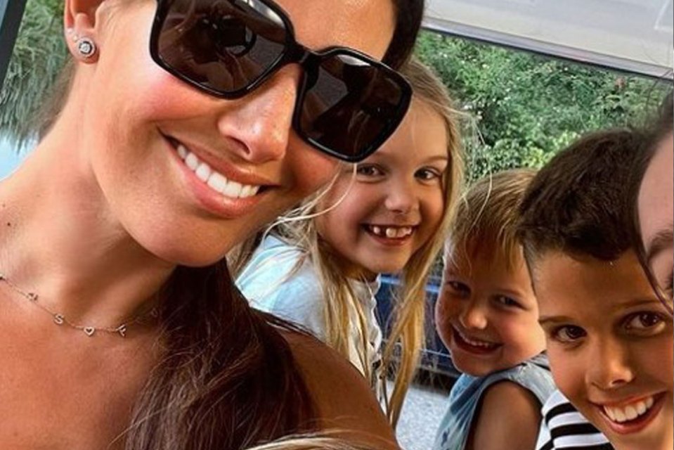 Rebekah Vardy has a big brood of kids with her footballer husband Jamie