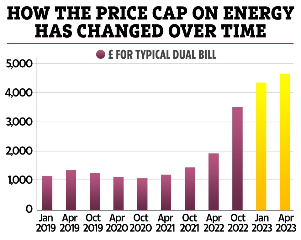 The price cap is set to soar again next year