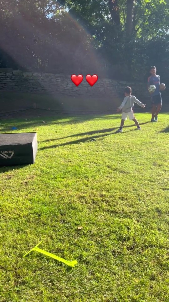 Mateo pulled out his dad's iconic 'Siu' celebration after finding the back of the net