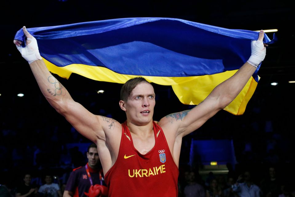 Oleksandr Usyk won heavyweight gold at the 2012 Olympics