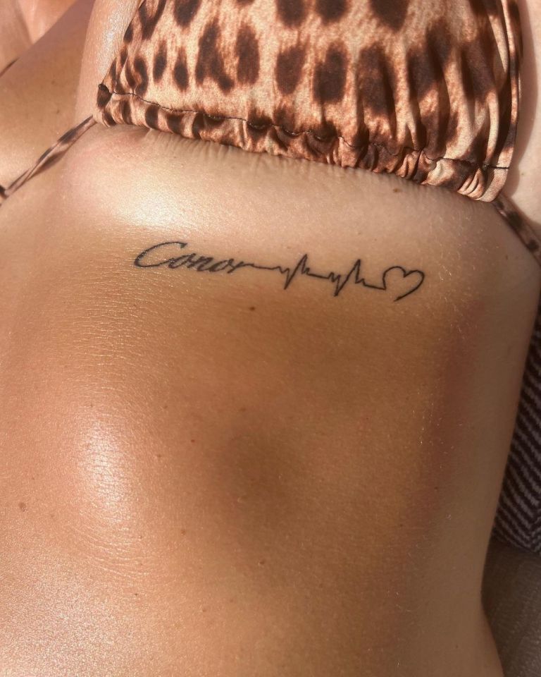 McGregor proudly showed off his fiancee's ink on Instagram