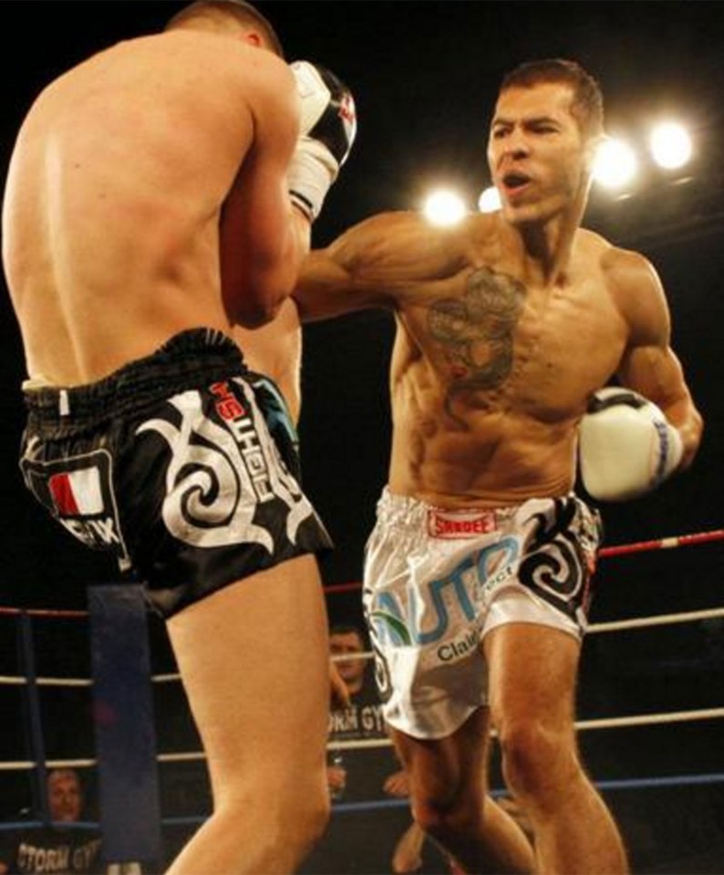 Tate, 35, is a former world champion kickboxer