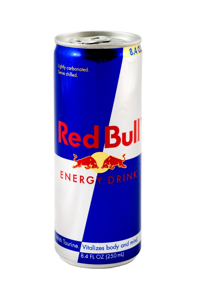 A can of Red Bull