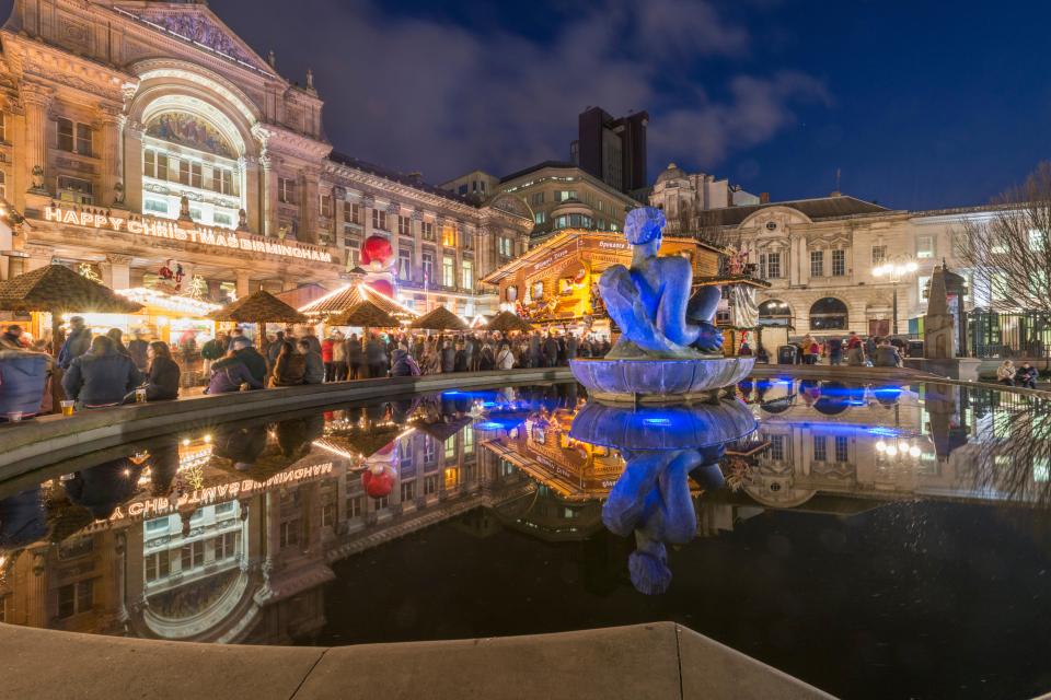 Birmingham has a German-themed market