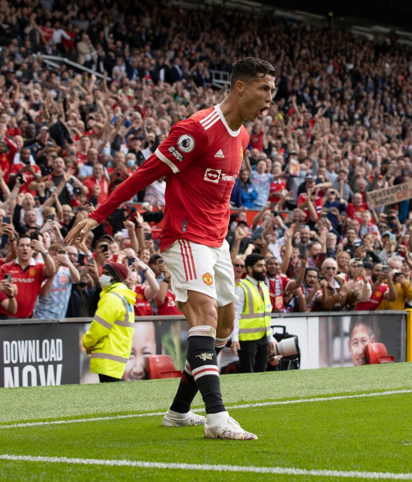 Red Devils forward Ronaldo regularly pulls out the 'Siu' celebration after scoring