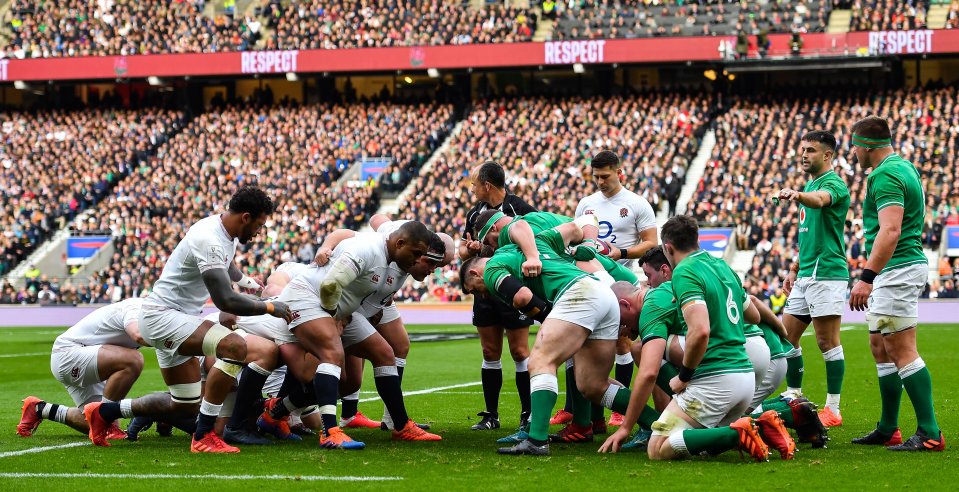 Players have to be in position to get the scrum started, a process which is closely policed by referees