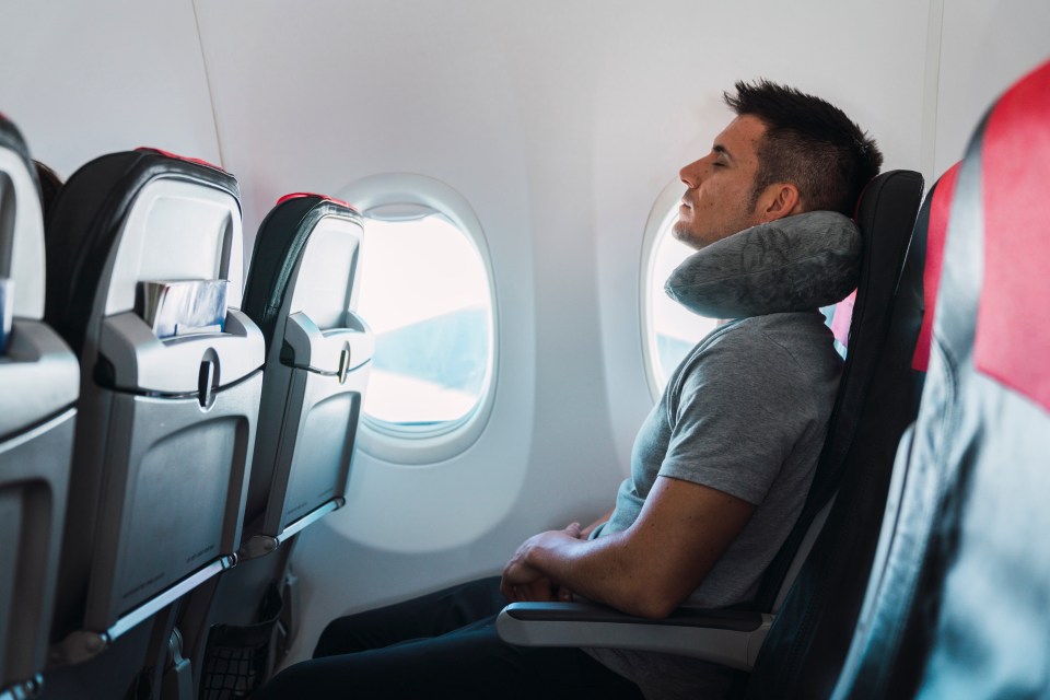 Timing your sleep with meals and self-care time can make the flight whizz by