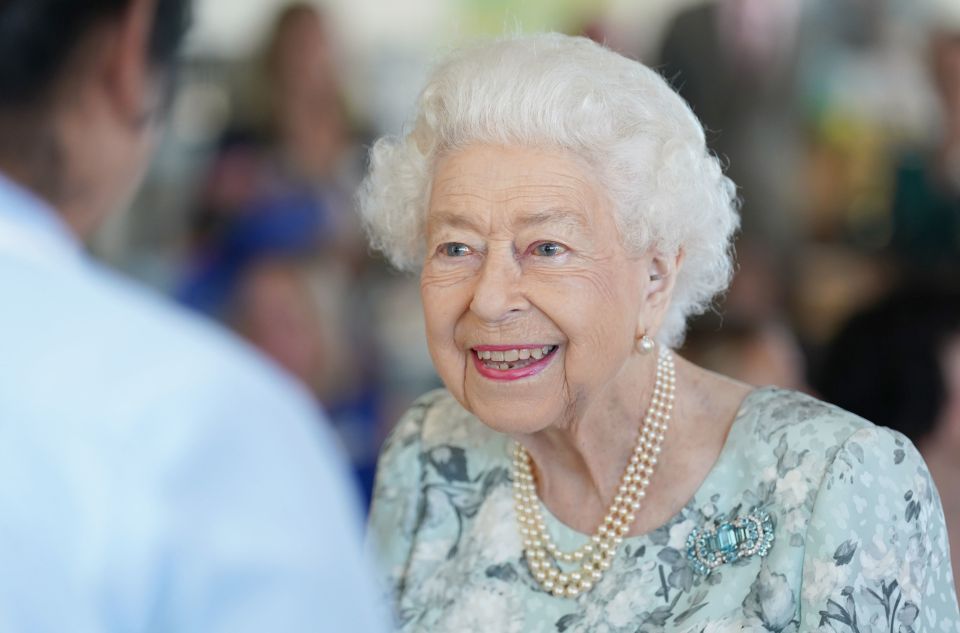 The Queen was at the castle with Charles and Camilla at the time