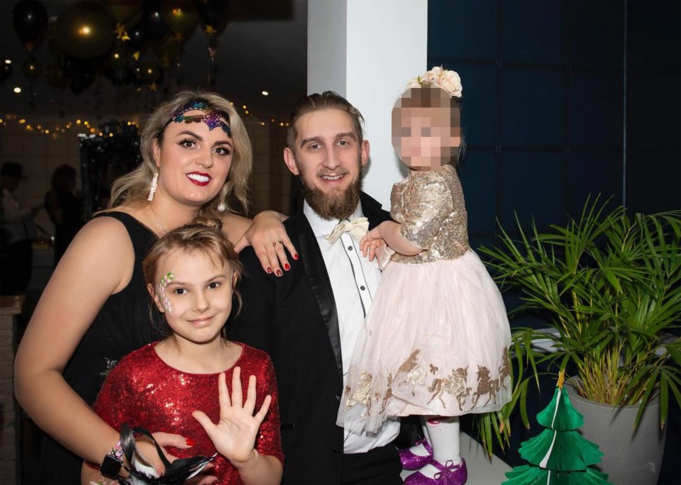 Lillia's mum Lina Savicke, 35, her husband and their other daughter, aged five, are in hiding over fears they too could be targeted