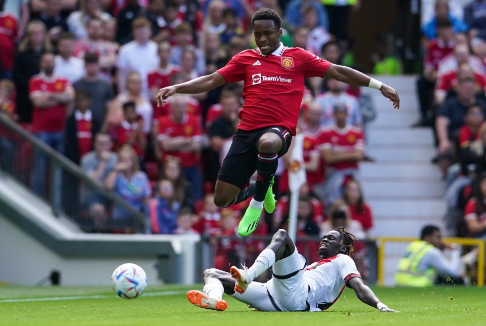 Laird spent pre-season with the Manchester United first-team