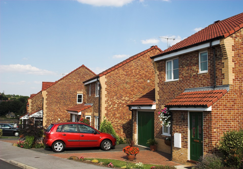 Modern suburban houses.