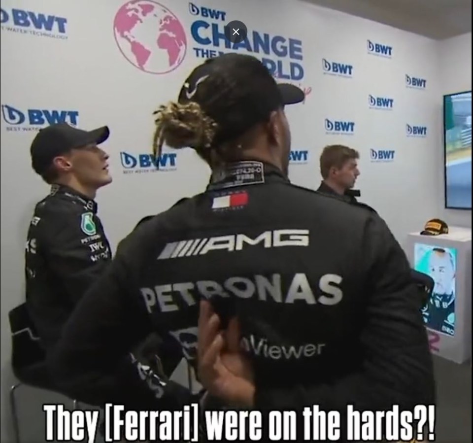 Hamilton was baffled by Ferrari’s tyre decision at the Hungary Grand Prix