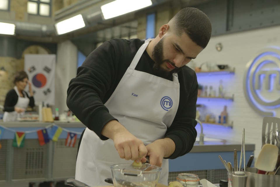 Kae showed off his cooking skills on Celebrity Masterchef