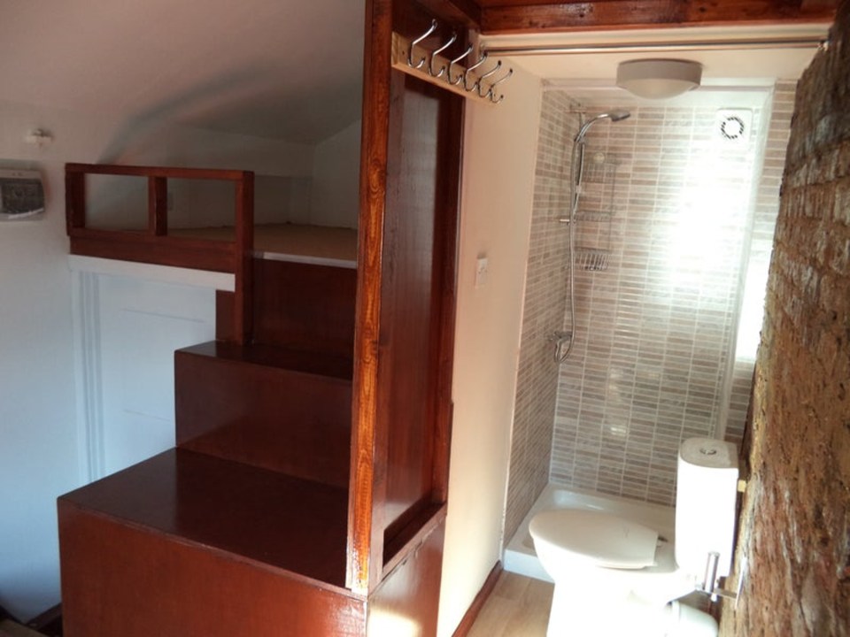 This West London flat, which would see a to-be tenant have to crawl into the bed area to go to sleep, is £900-per-month