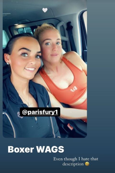 Paris Fury enjoyed a day out with Chantelle Ward, who is the wife of British boxer Thomas Patrick Ward