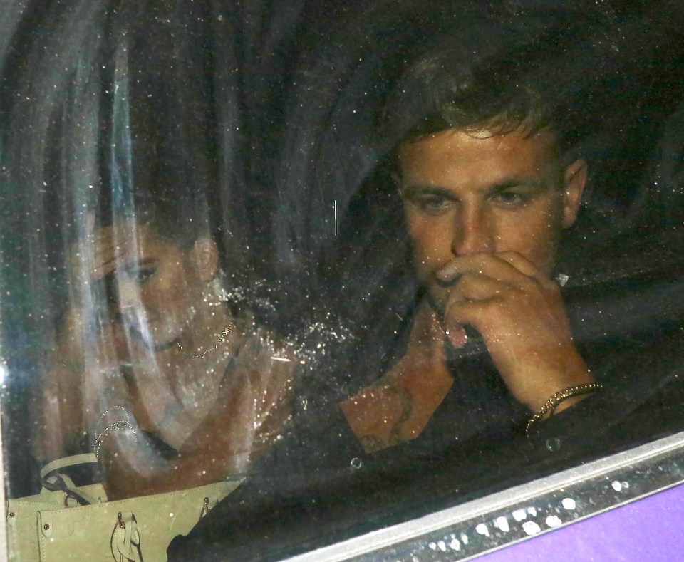 Luca and Gemma looked downcast as they left the reunion last night