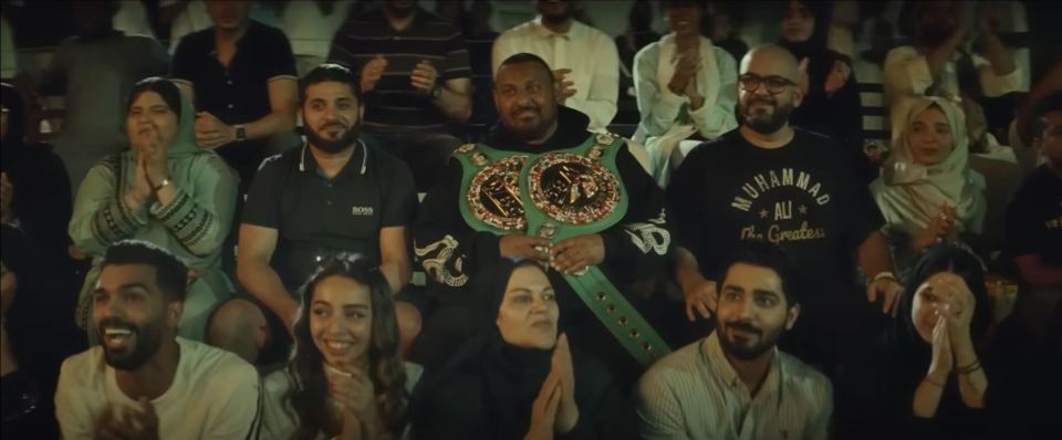 Prince Naseem made a popular cameo